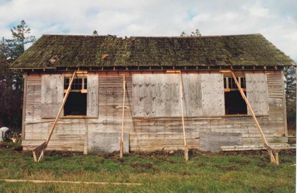 Port Stanley Schoolhouse—before restoration
